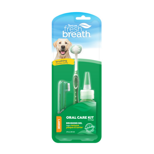 FBOCK2Z TropiClean Fresh Breath Oral Care Kit for Large Dogs 1